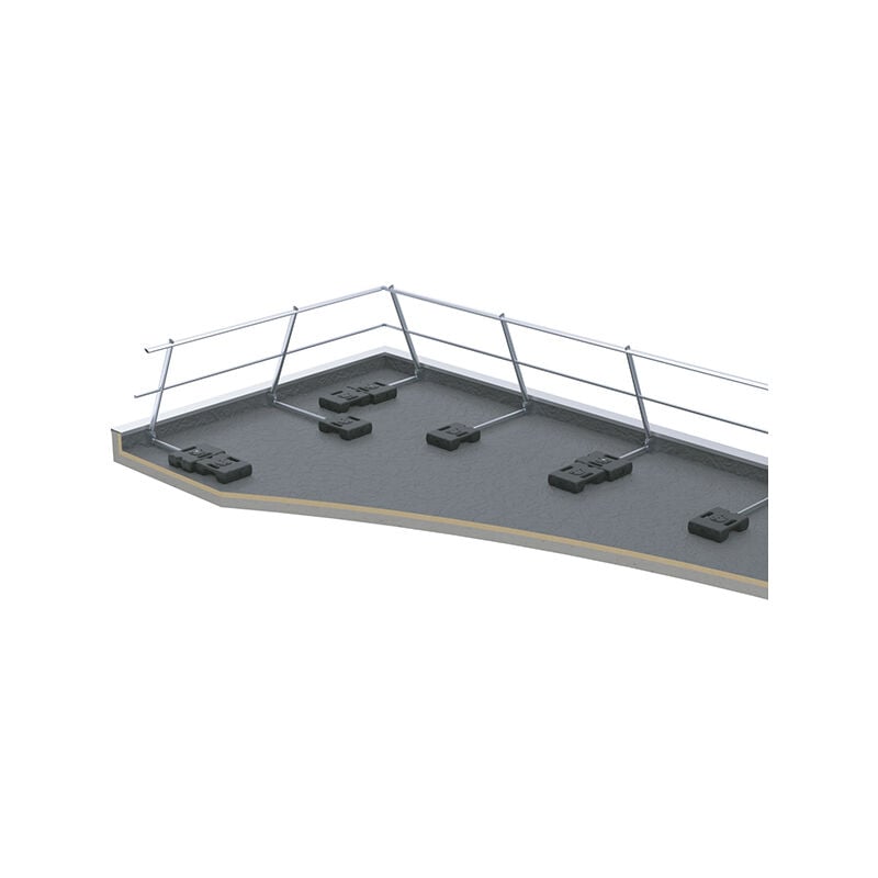 Matisère - Garde-corps autoportant incliné - Longueur 10m - GCPBI-10