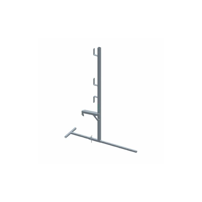 Dimos - Garde-corps avec fixation bas de toit h 1,1m spécial forte pente 1100 mm