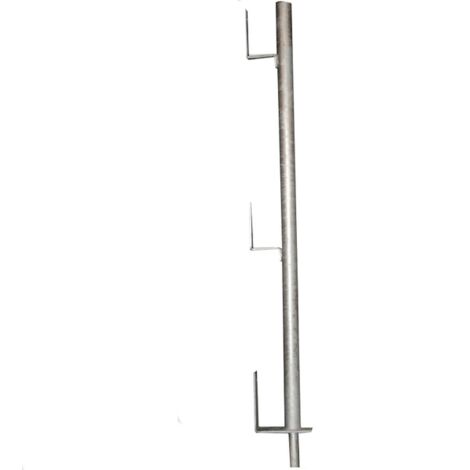 Garde-corps de protection à planche galvanisé Ø 25 mm
