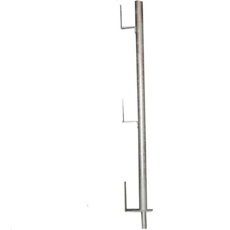 Garde-corps de protection à planche galvanisé Ø 40 mm
