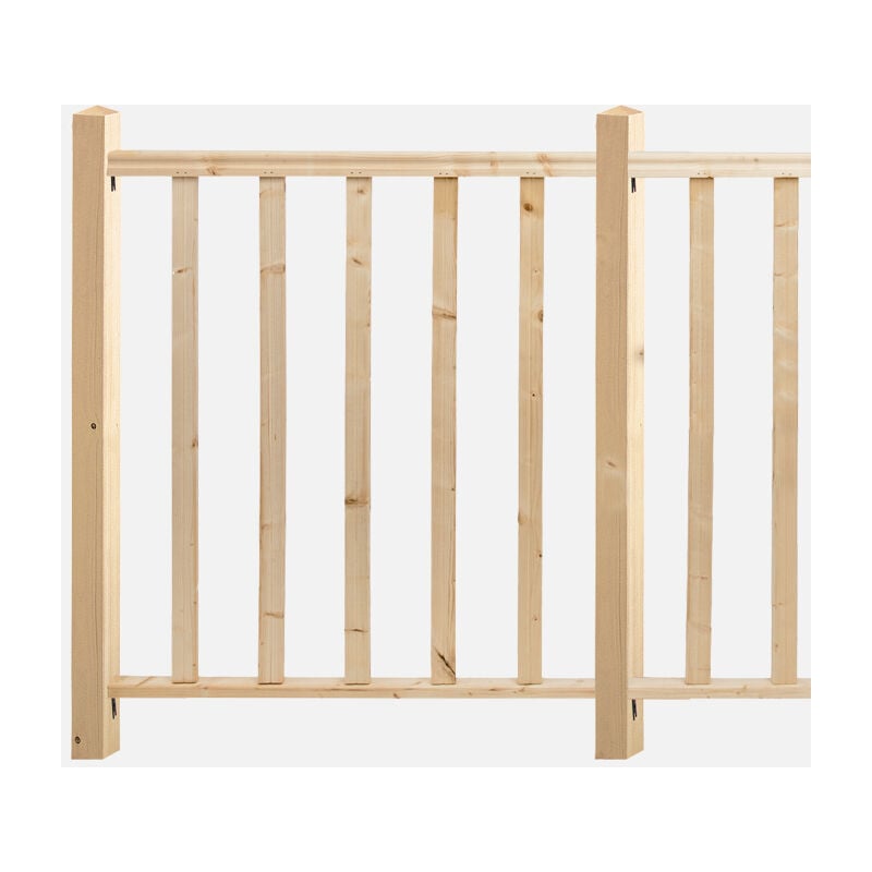 Burger - city - Kit de remplissage pour garde-corps 2m en bois
