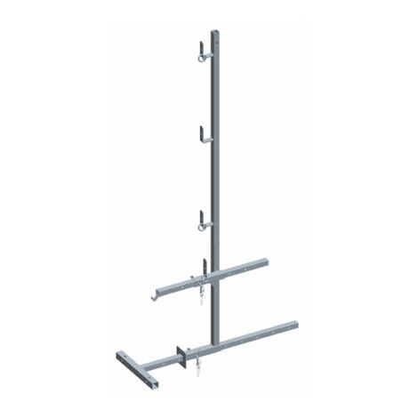 Garde-corps fixation bas de toit réglable h 1,5m spécial faible pente - DIMOS - 1040 mm