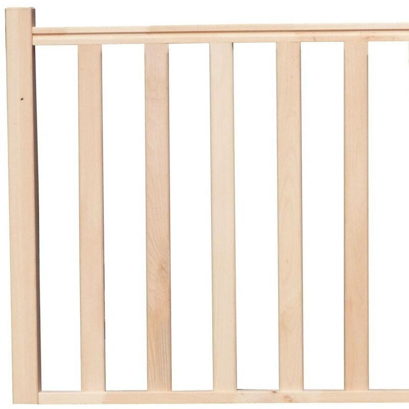 Kit Garde Corps Fuseau Hetre 1m