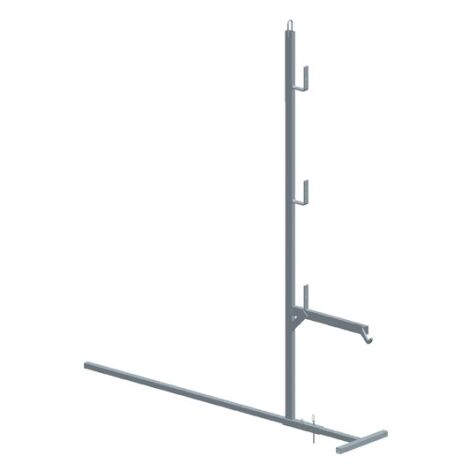 Garde-corps MAXI avec fixation bas de toit h 1,1m spécial faible pente - DIMOS - 1100 mm
