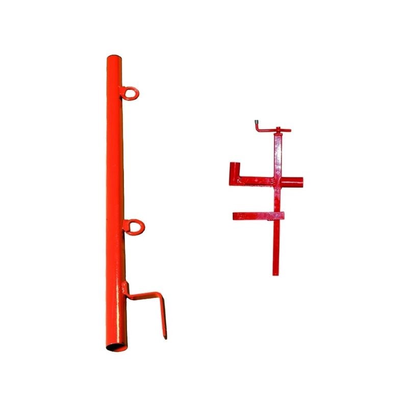 Garde-corps pince 2 positions anneau peint