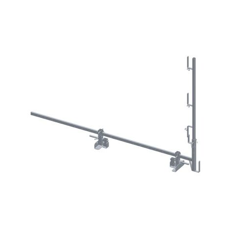 Garde-corps REVERSOL® adapté pour batiments industriels/agricoles - DIMOS - 2240 mm