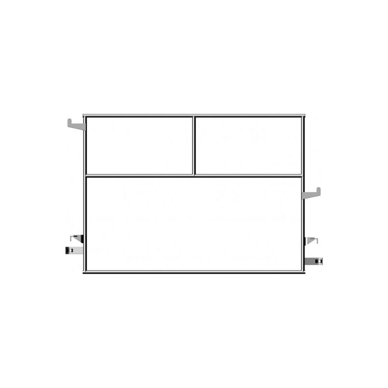Layher - Garde-corps montage sécurité 2,07m pour échafaudage eurofacadier
