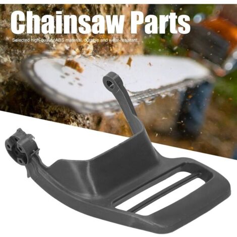 Garde de poignée de déflecteur de frein de chaîne, accessoires de garde de poignée de butée de frein de chaîne de tronçonneuse pour Husqvarna 435 440 445 450