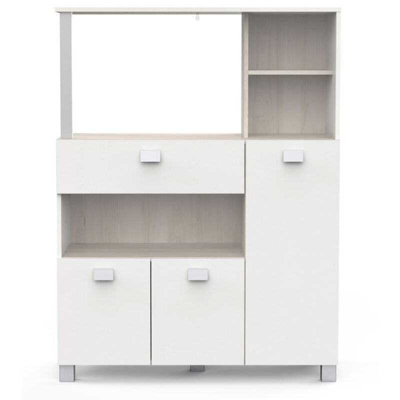 Befara - garde-manger de cuisine 3 portes 1 tiroir basil