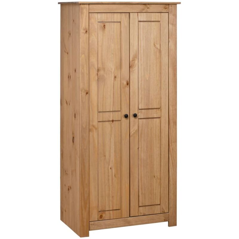 Garde robe 80x50x171,5 cm Pin massif Assortiment Panama