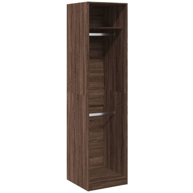 Vidaxl - Garde-robe chêne marron 50x50x200 cm bois d'ingénierie