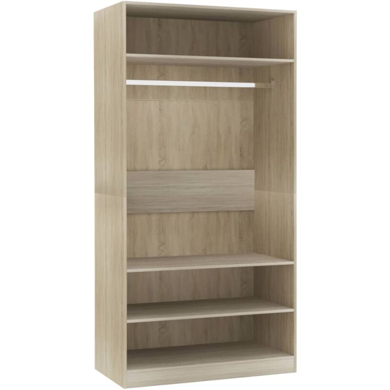 Vidaxl - Garde-robe Chêne sonoma 100x50x200 cm Bois d'ingénierie