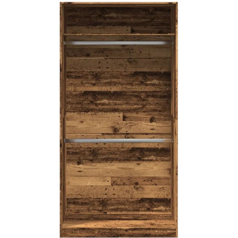 Vidaxl - Garde-robe vieux bois 100x50x200 cm bois d'ingénierie