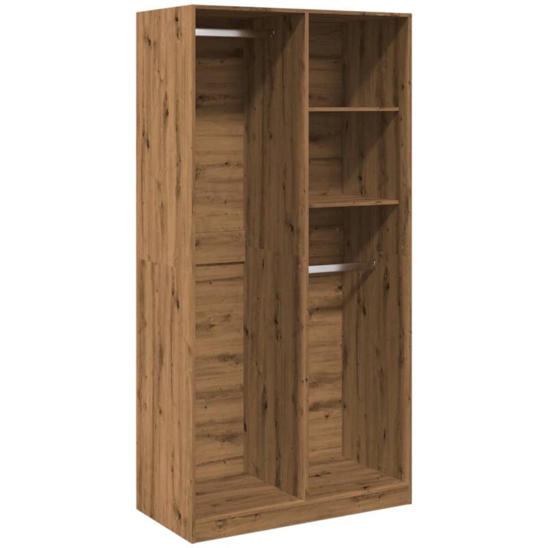 Vidaxl - Garde-robe chêne artisanal 100x50x200 cm bois d'ingénierie