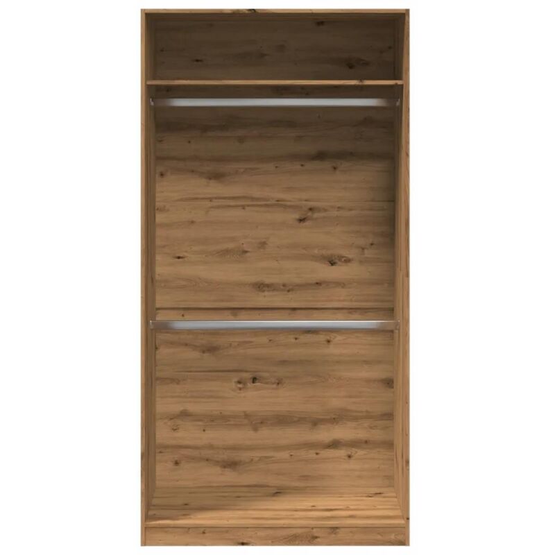 Vidaxl - Garde-robe chêne artisanal 100x50x200 cm bois d'ingénierie