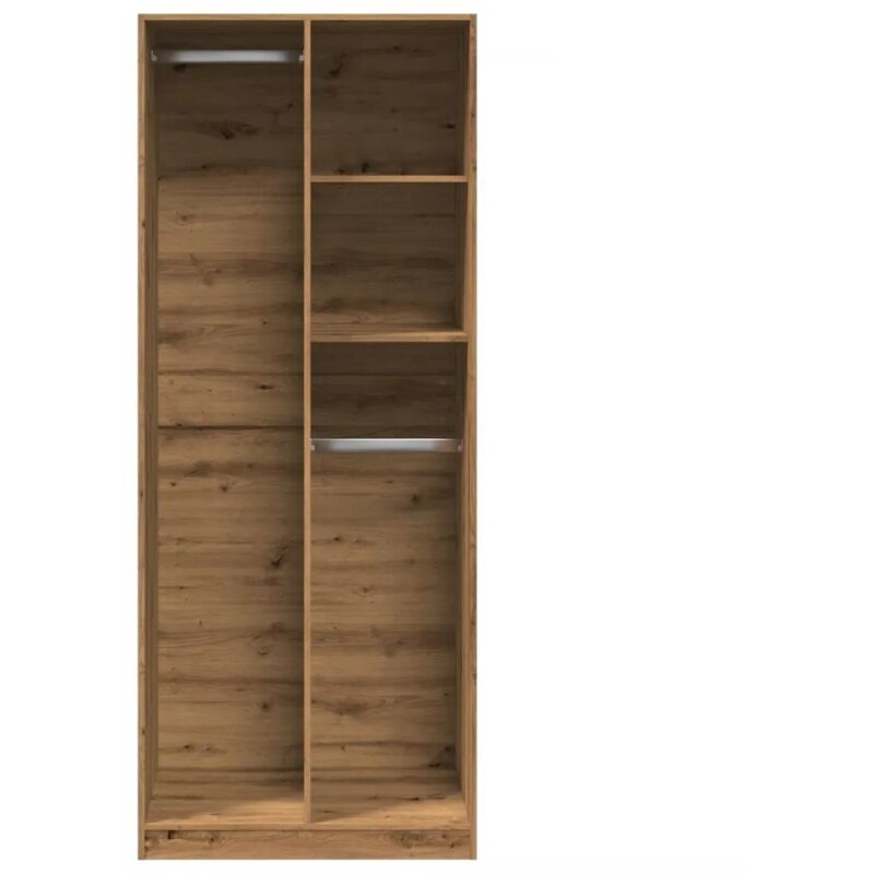 Vidaxl - Garde-robe chêne artisanal 80x50x200 cm bois d'ingénierie