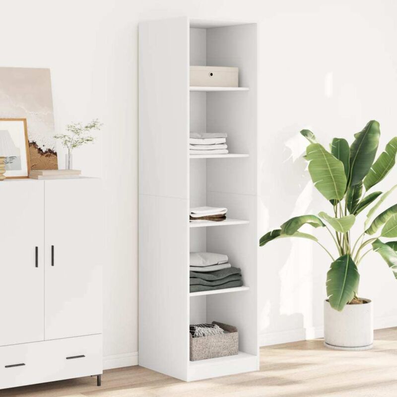 Vidaxl - Garde-robe Blanc 50x50x200 cm Bois d'ingénierie