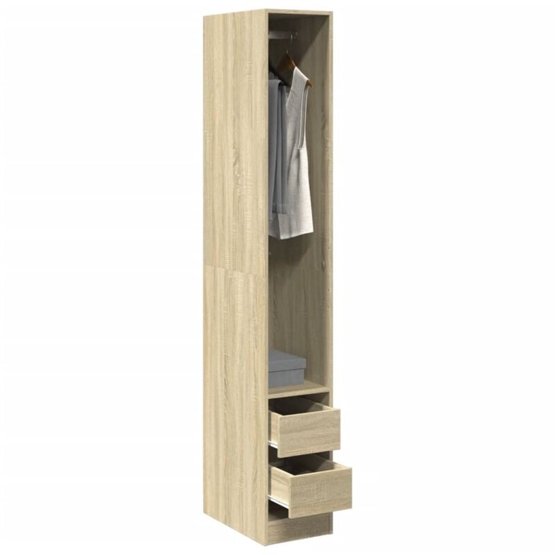 Vidaxl - Garde-robe chêne sonoma 30x50x200 cm bois d'ingénierie