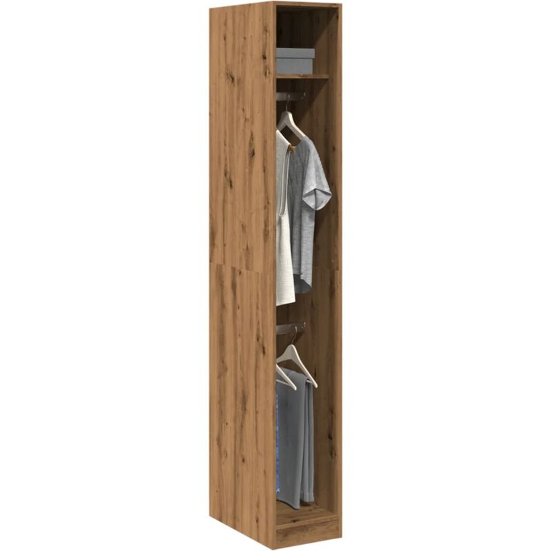 Vidaxl - Garde-robe chêne artisanal 30x50x200 cm bois d'ingénierie