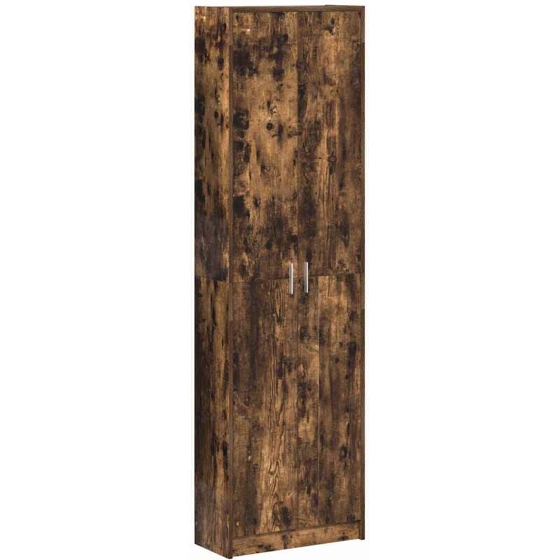Armoire Chêne Fumé 55x25x189 cm Bois d'Ingénierie vidaXL