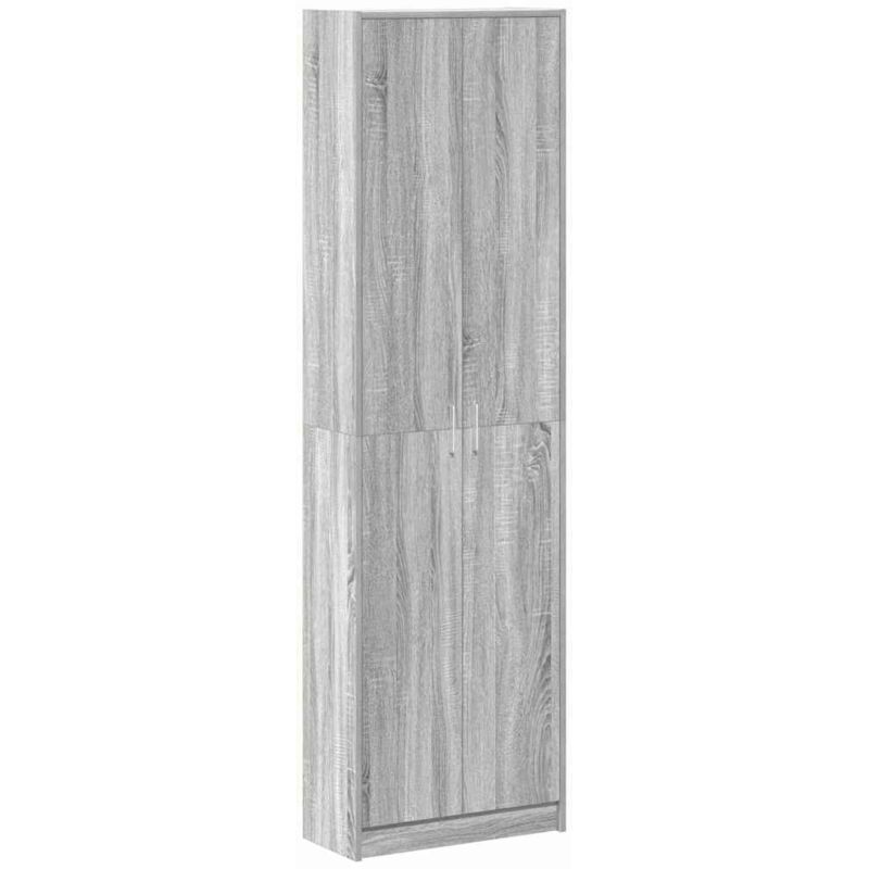Armoire Sonoma gris 55 x 25 x 189 cm Bois d'ingénierie Vidaxl