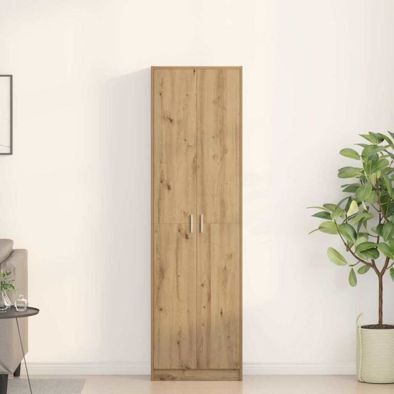 Armoire chêne artisanal 55 x 25 x 189 cm Bois d'ingénierie Vidaxl