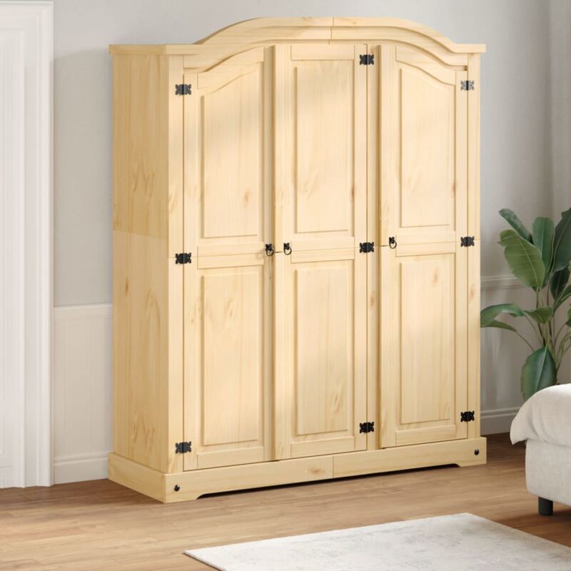 Vidaxl - Garde-robe Corona 151,5x52x186 cm bois de pin massif