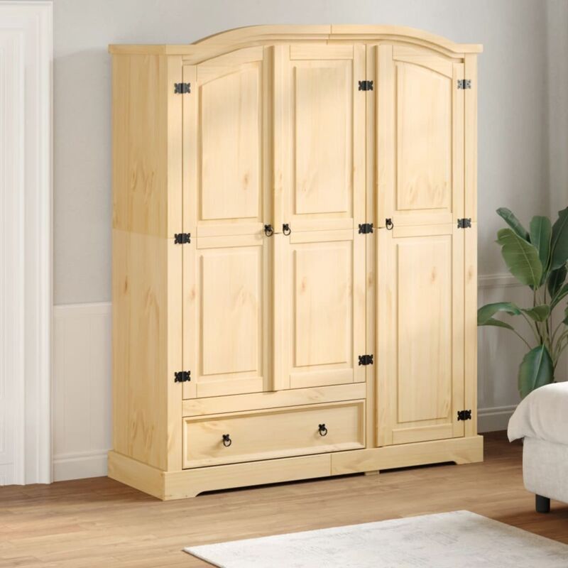 Vidaxl - Garde-robe Corona 151,5x52x186 cm bois de pin massif
