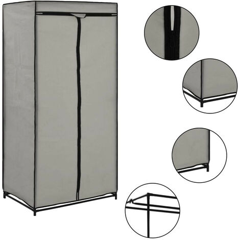 Garde-robe Gris 75x50x160