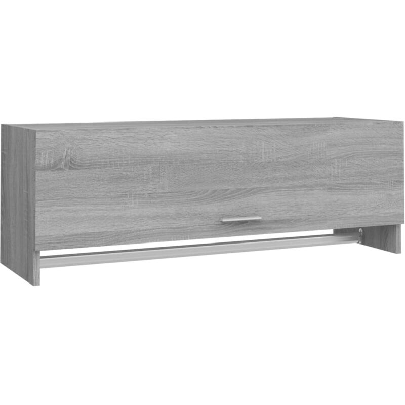Garde-robe Sonoma gris 100x32,5x35 cm Bois d'ingénierie vidaXL
