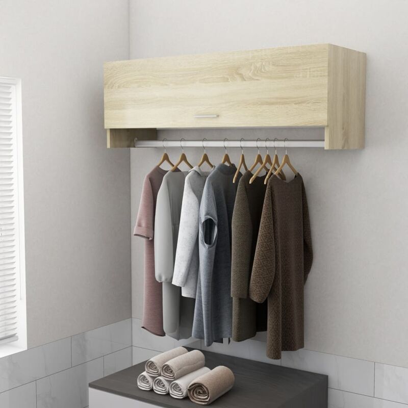 Vidaxl - Garde-robe chêne sonoma 100x32,5x35 cm bois d'ingénierie