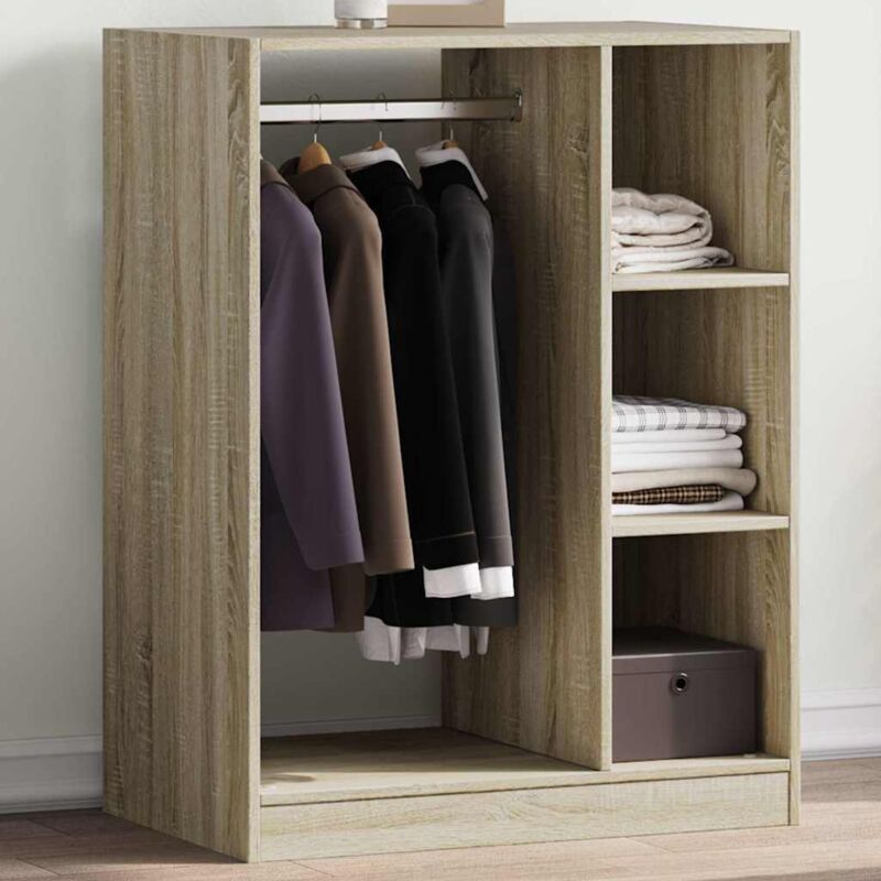 Garde-robe chêne sonoma 77x48x102 cm bois d'ingénierie Vidaxl Sonoma oak