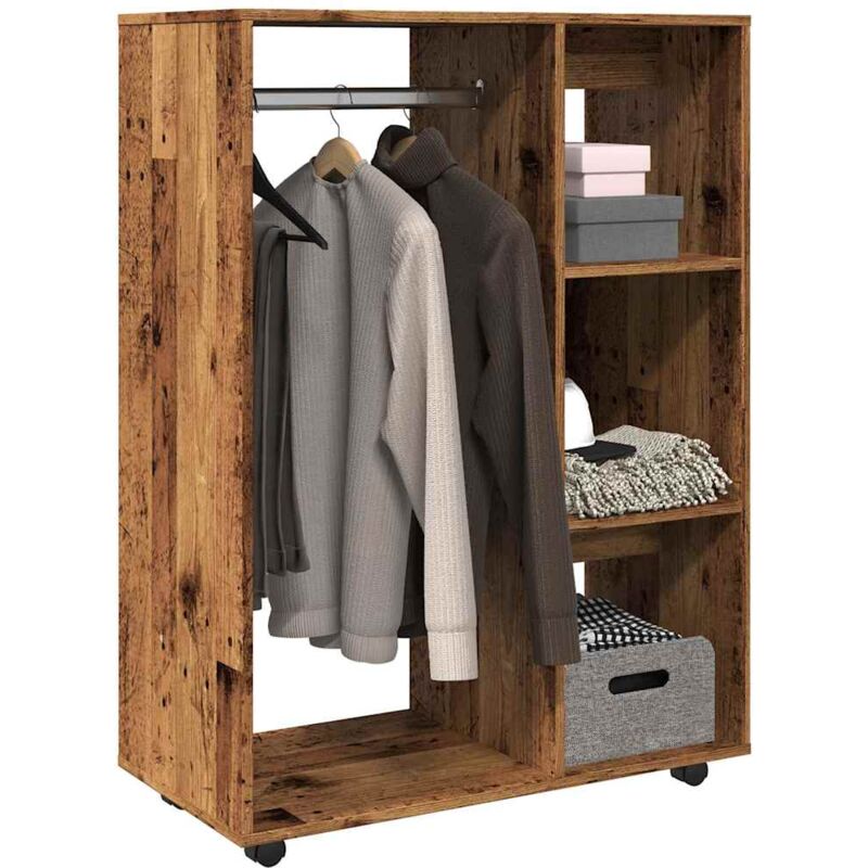 Vidaxl - Garde-robe vieux bois 80x40x110 cm bois d'ingénierie