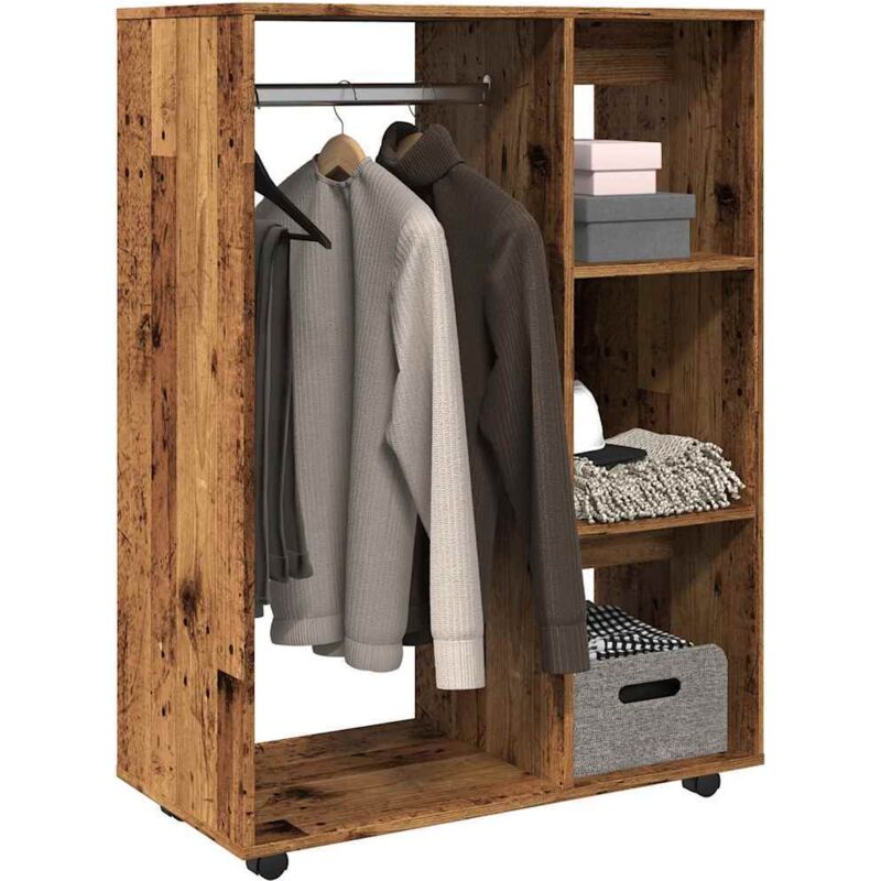 Vidaxl - Garde-robe vieux bois 80x40x110 cm bois d'ingénierie