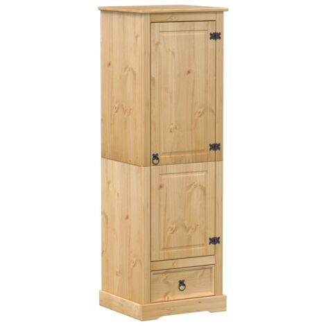 Garde-robe,Armoire Corona 55x50x170 cm bois de pin massif CFW53856