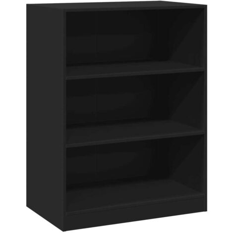 Garde-robe，Armoire noir 77x48x102 cm bois d'ingénierie CFW53922