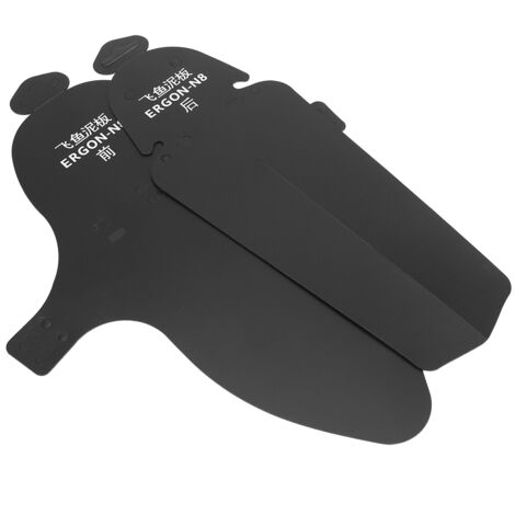 Gardeboue en Plastique pour VTT et Vélo de Route, Pare-Boue Avant Arrière avec Logo