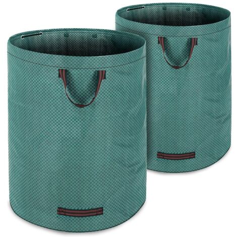 Gardebruk 4X Sacchi da giardino 280 Litri, max. Carico 50 kg 3 impugnature 2x Laubsack (de)