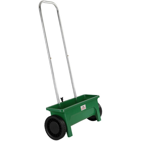 Gardebruk Carro esparcidor manual 12L para fertilizar abonar sembrar o desparramar sal en invierno