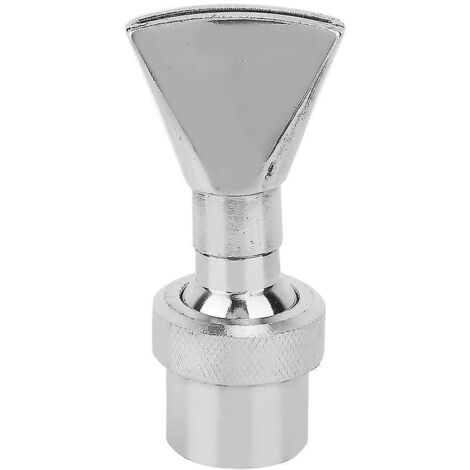 Garden 6mm Thread Stainless Steel Adjustable Fan Spray Nozzle Durable Corrosion Resistant Easy Installation for Lawn Irrigation Waterin