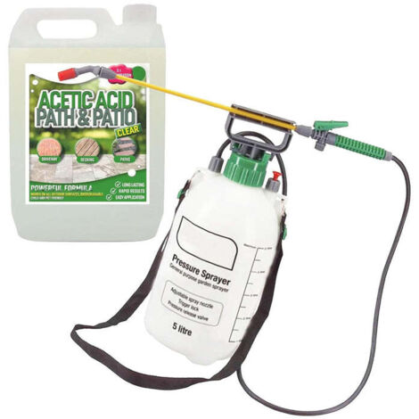 Garden Acetic (2.5L) & Pressure Sprayer Acid Vinegar