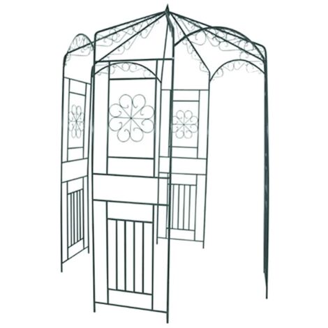 Garden Arch 250 cm Dark Green vidaXL