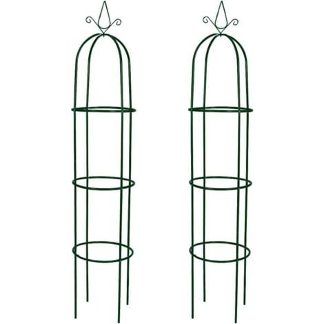 Garden Arch Tower 2 pcs vidaXL
