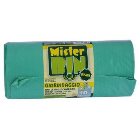 Garden Bag Ties Green 95X110 pcs.10 Mr.Bin
