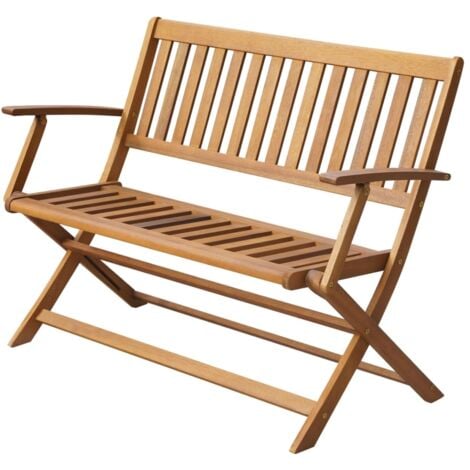 Garden Bench 120 cm Solid Acacia Wood vidaXL