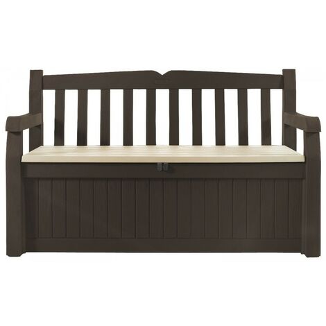GARDEN BENCH Coffre jardin de rangement en polypropylene 265l Chalet & Jardin