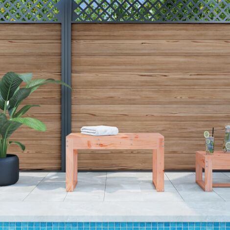 Garden Bench  Natural wood  Solid Douglas wood  Medium  Durable vidaXL