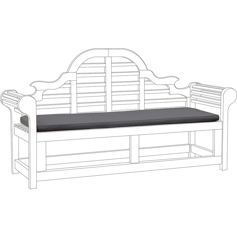 Garden Bench Seat Cushion Grey Marlboro 85335