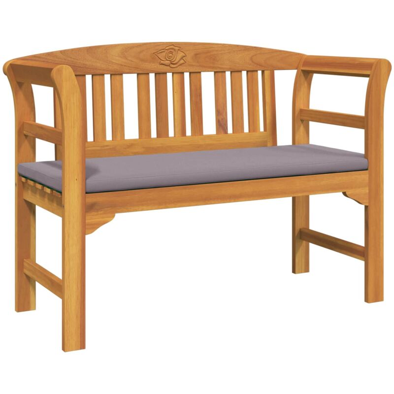 Rose Bench Natual 114 X 46 X 82.5 Cm Solid Acacia Wood Vidaxl