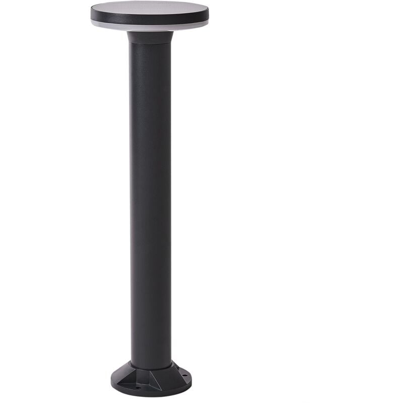 Garden Bollard Lamp Post Light Pathway led Solar 60 cm Black Tarkio